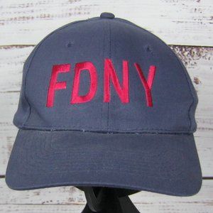 FDNY Blue Red Snap Back Adjustable Baseball Hat NWT